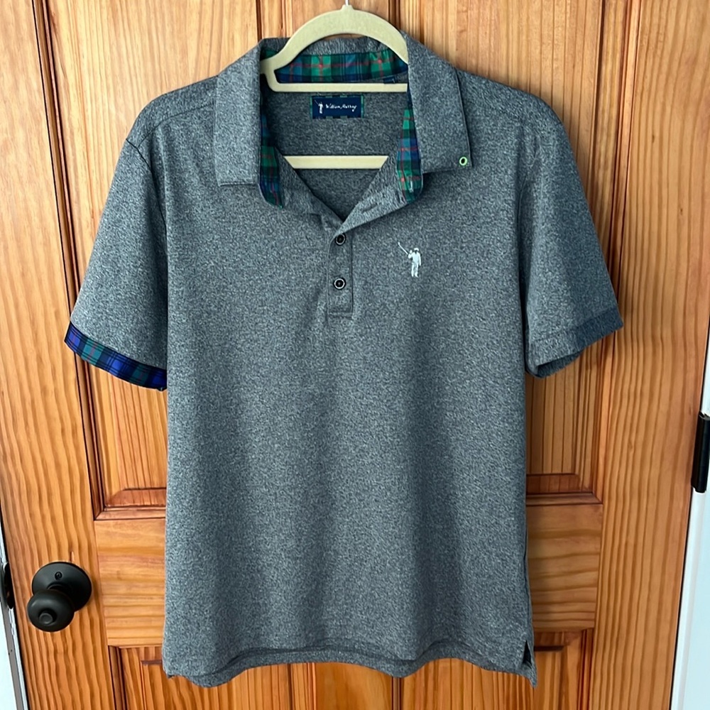 William Murray Grey Men’s Polo - Size Medium